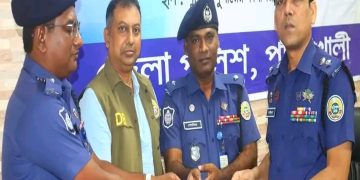 জেলার দক্ষ ওসির পুরস্কার পেলেন শোনিত কুমার গায়েণ