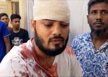 পটুয়াখালীতে শান্তি সমাবেশে শ্রমিকলীগের অশান্তি