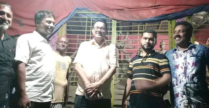 গলাচিপার পূজা মন্ডপ পরিদর্শন