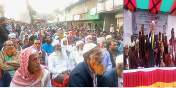 দুমকিতে মহাজোট প্রার্থীকে সমর্থনে উঠান বৈঠক