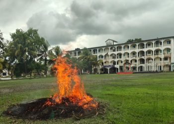 দুমকিতে দেড়লাখ টাকার ৪৮ চায়না দুয়ারি জাল জব্দ, আগুনে পুড়িয়ে ধ্বংস