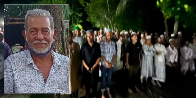 বাউফলে ডা. নাসির উদ্দিনের দাফন সম্পন্ন