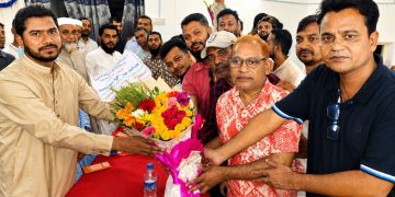 প্রতিমন্ত্রী নুরুল হকের সাথে গলাচিপা প্রেসক্লাবের আহ্বায়ক কমিটির সৌজন্য সাক্ষাৎ
