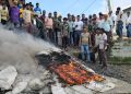 কলাপাড়ায় ১ হাজার পিস নিষিদ্ধ চায়না দুয়ারী জাল জব্দ, পুড়িয়ে ধ্বংস