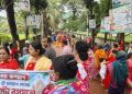 দশমিনায় বর্ণাঢ্য আয়োজনে উল্টো রথযাত্রা উদযাপিত