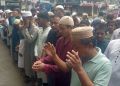 পটুয়াখালীর সাংস্কৃতিক সংগঠক মঈন উদ্দিন টারজনের জানাজায় মানুষের ঢল
