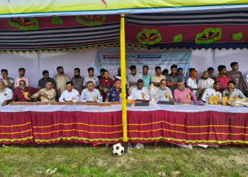 মাদকবিরোধী সচেতনতায় দুমকিতে অনুষ্ঠিত হলো উপজেলা পর্যায়ের প্রীতি ফুটবল ম্যাচ