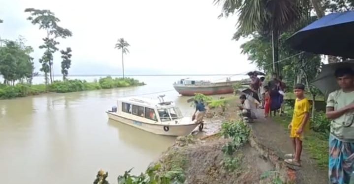 তেঁতুলিয়া নদীতে সাঁতার কাটতে গিয়ে যুবক নিখোঁজ