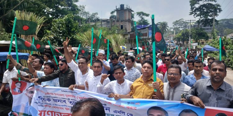 মির্জাগঞ্জে যুবদলের নতুন কমিটি ঘোষণায় আনন্দ মিছিল
