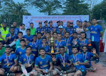 পিরোজপুরকে হারিয়ে বরিশাল রেঞ্জ ফুটবল টুর্নামেন্টে চ্যাম্পিয়ন পটুয়াখালী জেলা পুলিশ