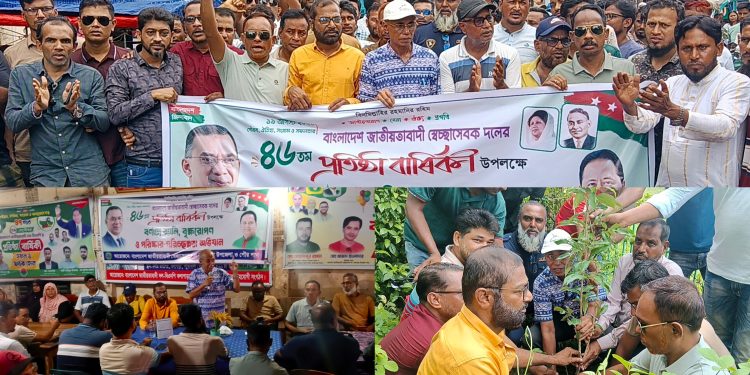 কলাপাড়ায় স্বেচ্ছাসেবক দলের প্রতিষ্ঠাবার্ষিকীতে বর্ণাঢ্য র্যালি, আলোচনা সভা ও বৃক্ষরোপণ