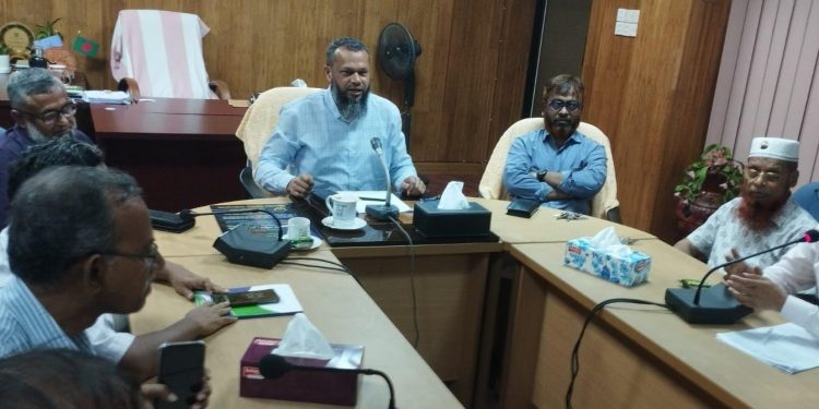 পবিপ্রবিতে শিক্ষা ও গবেষণার মান উন্নয়নে বিভাগীয় চেয়ারম্যানদের ভিসির নির্দেশনা
