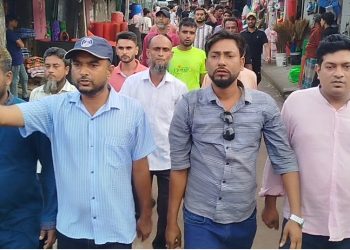 আওয়ামী লীগের নৈরাজ্যের প্রতিবাদে দুমকিতে যুবদলের বিক্ষোভ মিছিল