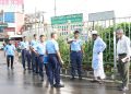 পবিপ্রবিতে যুদ্ধবিমান স্থাপনে বিমানবাহিনীর প্রতিনিধিদলের ক্যাম্পাস পরিদর্শন