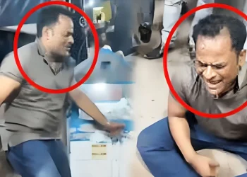 নৌ পুলিশ কর্মকর্তার মদ্যপ অবস্থায় মাতলামির ভিডিও ভাইরাল