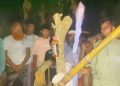 রাঙ্গাবালীতে গভীর নলকূপ থেকে বের হচ্ছে গ্যাস