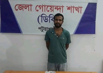 পটুয়াখালীতে ৩০ পিস ইয়াবা ও গাঁজাসহ চিহ্নিত মাদক কারবারি গ্রেফতার