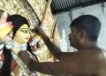 কলাপাড়ায় ১৭ মণ্ডপে চলছে দুর্গোৎসবের শেষ মুহূর্তের প্রস্তুতি