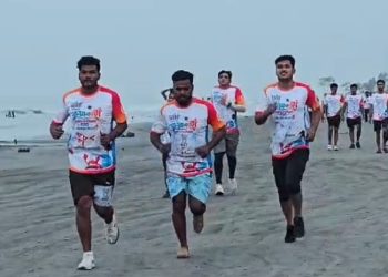 কুয়াকাটায় পর্যটন কার্নিভালে ৬ কিলোমিটার বিচ ম্যারাথন ও পিঠা উৎসব অনুষ্ঠিত